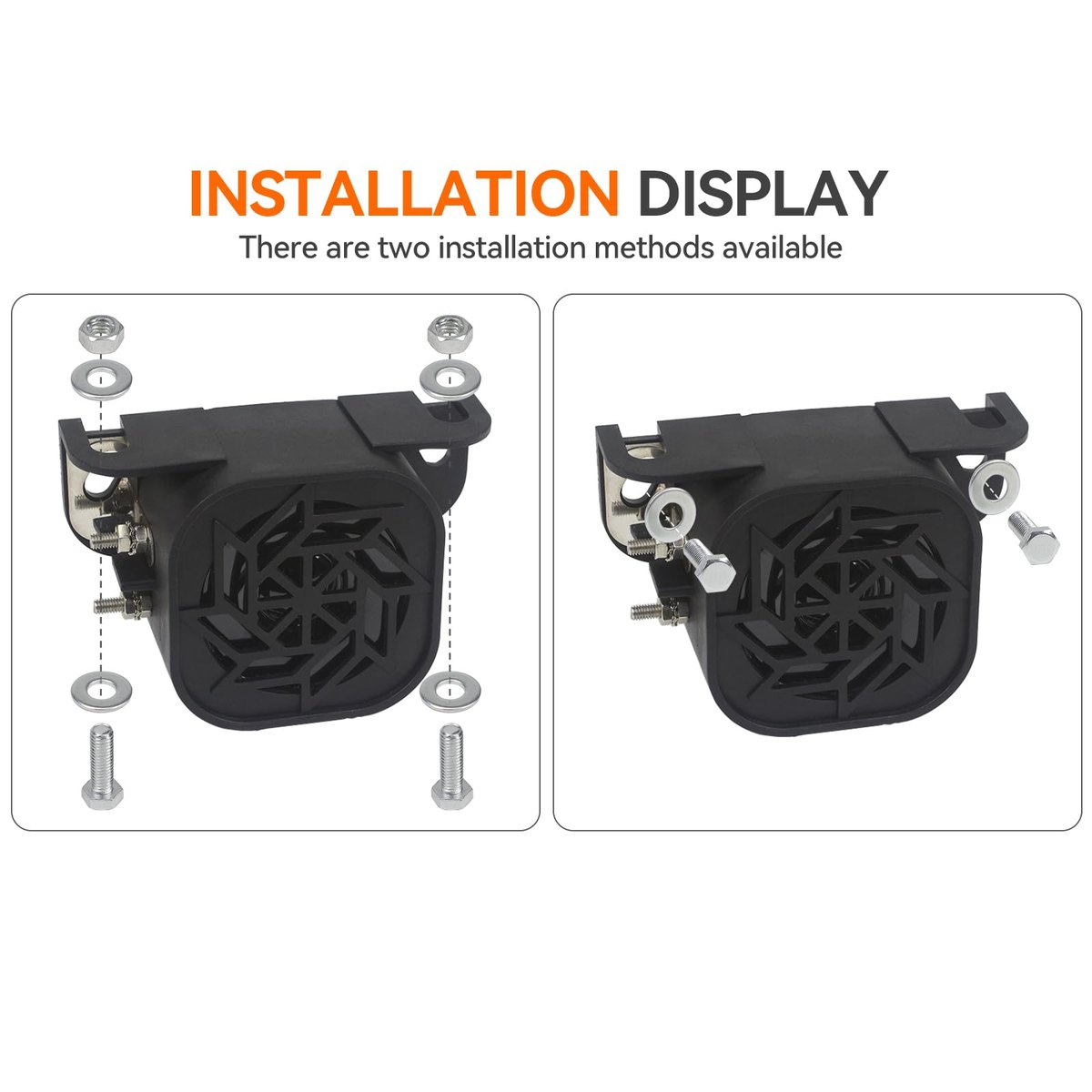 GAMPRO 12V-48V Backup Alarm with Ground Plate, 110dB Reverse Alarm for Truck image 9
