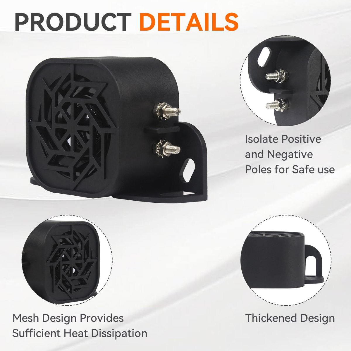 GAMPRO 12V-48V Backup Alarm, 110dB Reverse Warning Alarm for Truck image 5